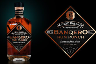 design luxury wine, whiskey, vodka and cigar branding