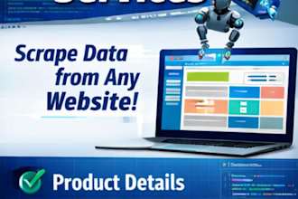 scrape data from any website using python and selenium