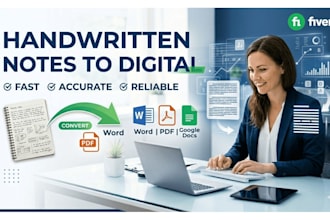 convert handwritten and documents notes to digital text accurately