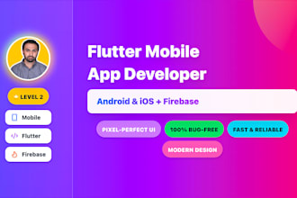 build flutter apps development as flutter developer
