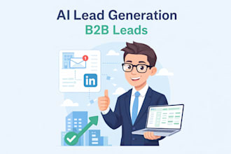 do b2b lead generation and company research