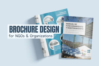 design ngo manuals, guides and educational booklets
