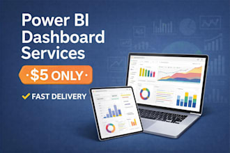 create power bi dashboard and data analysis report