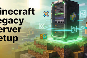 create and set up a dedicated minecraft legacy server