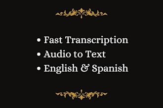 transcribe your audio or video quickly and acurrately