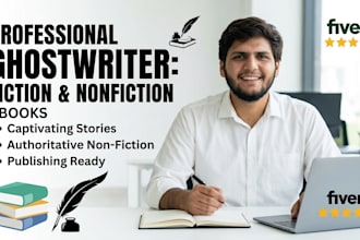 ghostwrite fiction nonfiction book and ebook ghost writer