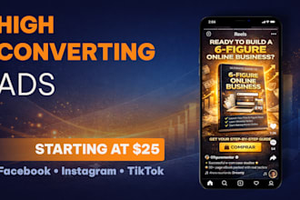 design high converting ad creatives for meta