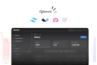 build a modern laravel filament admin panel for your web app