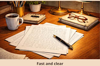 proofread and edit any text or content in french