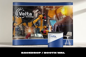 design trade show booth graphics and large format signage