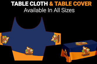do custom canopy tents, feather flags, table clothes for your events