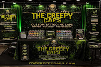 do custom canopy tents, feather flags, table clothes for your events