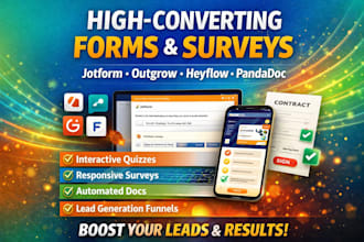 jotform outgrow heyflow jotform questionnaire survey responsive form pandadoc
