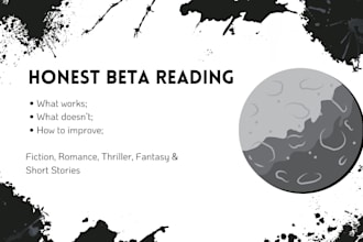 beta read your story and give honest feedback