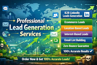 targeted b2b lead generation, business leads,d2c and email list building