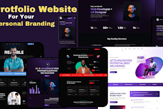 build online portfolio resume website  for your personals branding