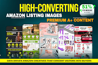 design high converting amazon listing images aplus content product photo editing