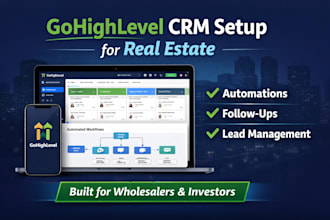 gohighlevel crm automation and lead follow up system for real estate