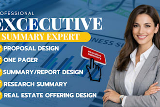 cruixie executive summary in 24hrs will design one pager and corporate flyer