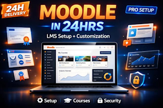 setup, customize moodle lms elearning lms development moodle google classroom