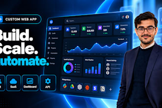 build a custom web app CRM or saas platform