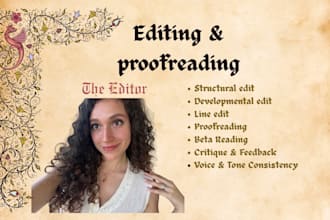 proofread and edit your novel