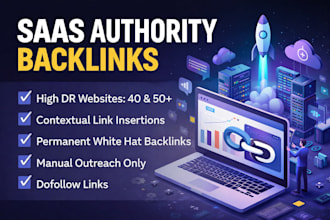 secure links from DR 50 plus niche relevant saas platforms