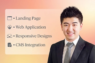 build a landing page for you in 1 day with least budget