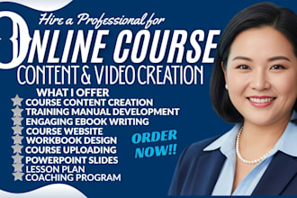 do online course creation, teacher script, certification, institutional course