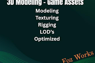 create 3d game assets