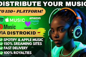 distribute your music via distrokid to spotify,apple music and all platforms