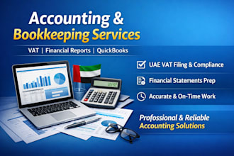 do accounting, bookkeeping, vat and financial statements in uae