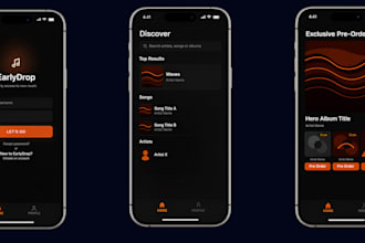 design a clean, modern UI for your web app or landing page in figma