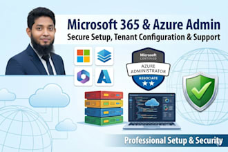 manage microsoft 365 and azure tenant setup, support, security