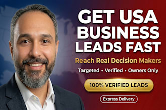 do USA local business lead generation with verified contacts