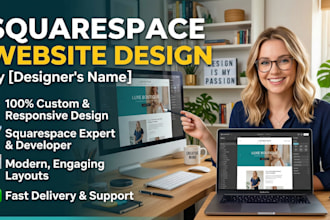 build sqaurespace website, redesign squarespace website