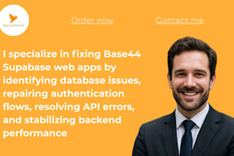 fix base44 supabase web app