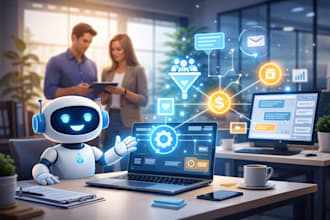 create ai automation and chatbot system for your business growth