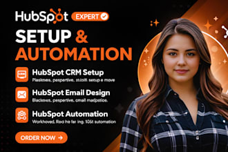 setup hubspot crm, hubspot email design hubspot automation, hubspot integration