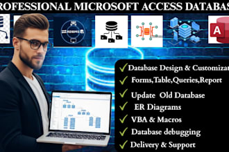 design and fix microsoft access database for your business