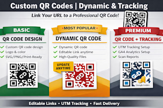 create dynamic qr codes with tracking and custom design