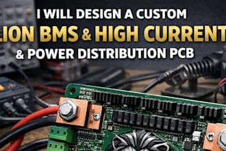 design your bms power electronics pcb and battery system for ev system