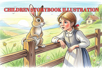 children story children story book illustration children story book illustration