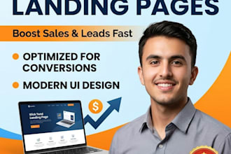 design a high converting landing page that boosts sales