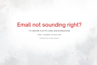 rewrite your email to be clear, professional, and effective
