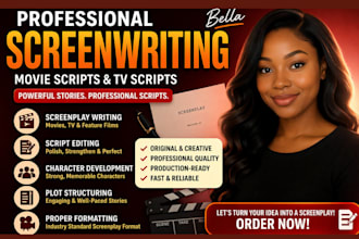 write a movie scripts screenplay feature film script and tv scripts scriptwriter