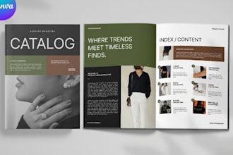 design sales product catalog for wholesale fashion brand, jewelry linesheet
