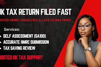 file your UK tax return, self assessment sa100 and hmrc tax filing