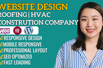do seo hvac contractor wordpress website for plumbing  roofing and construction
