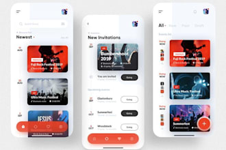 develop event booking app, ticket booking app, event management app, eventbrite